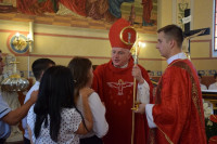 Biskup Włocławski przeprowadził wizytację kanoniczną w parafii Kłóbka